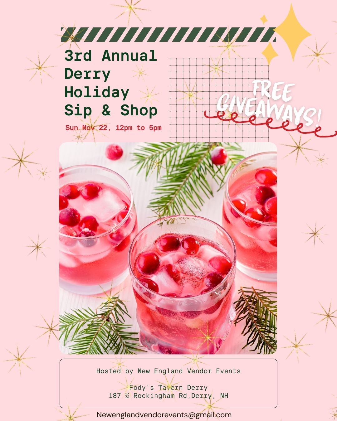 Derry Holiday Sip and Shop