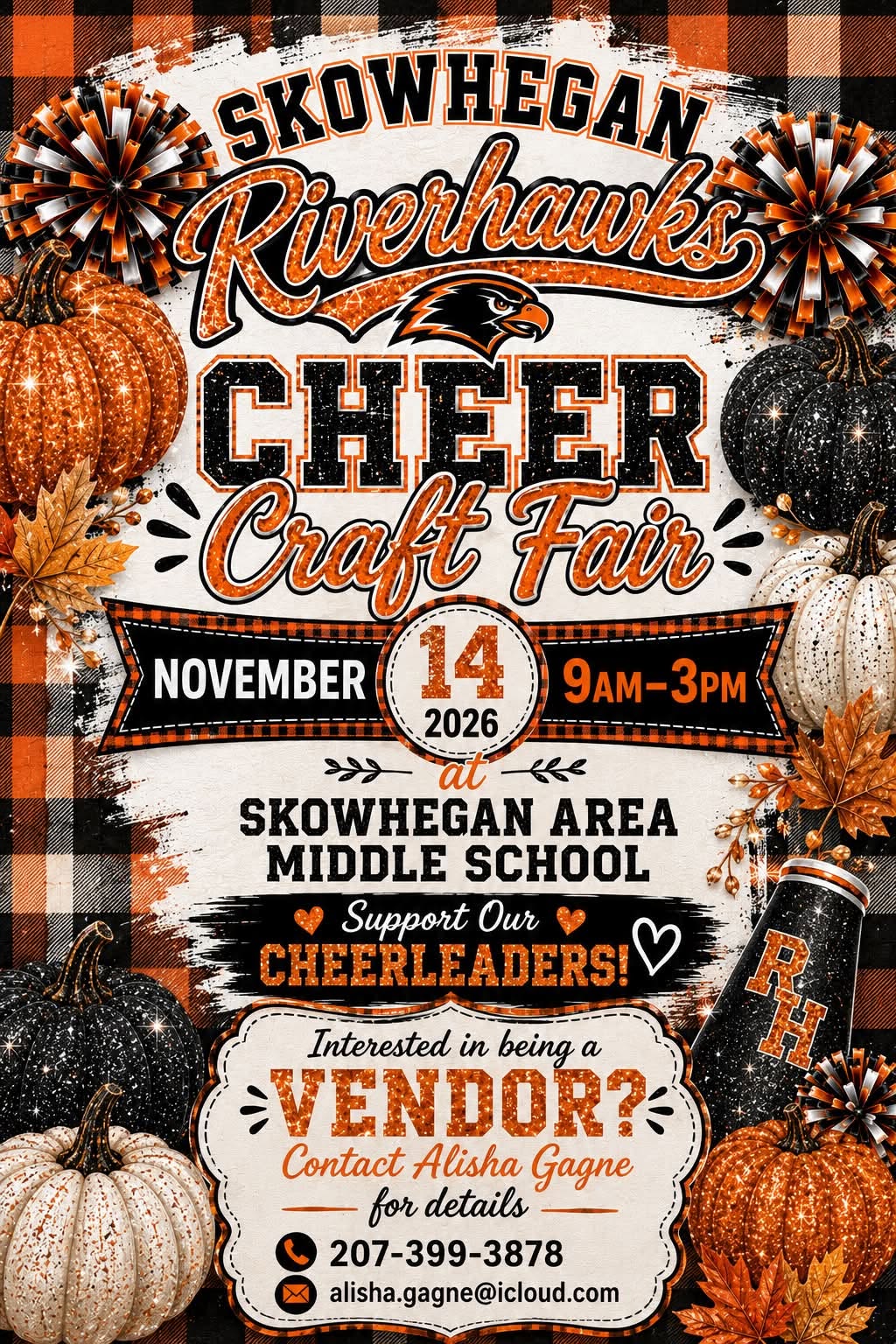 Skowhegan Riverhawks Cheer Craft Fair