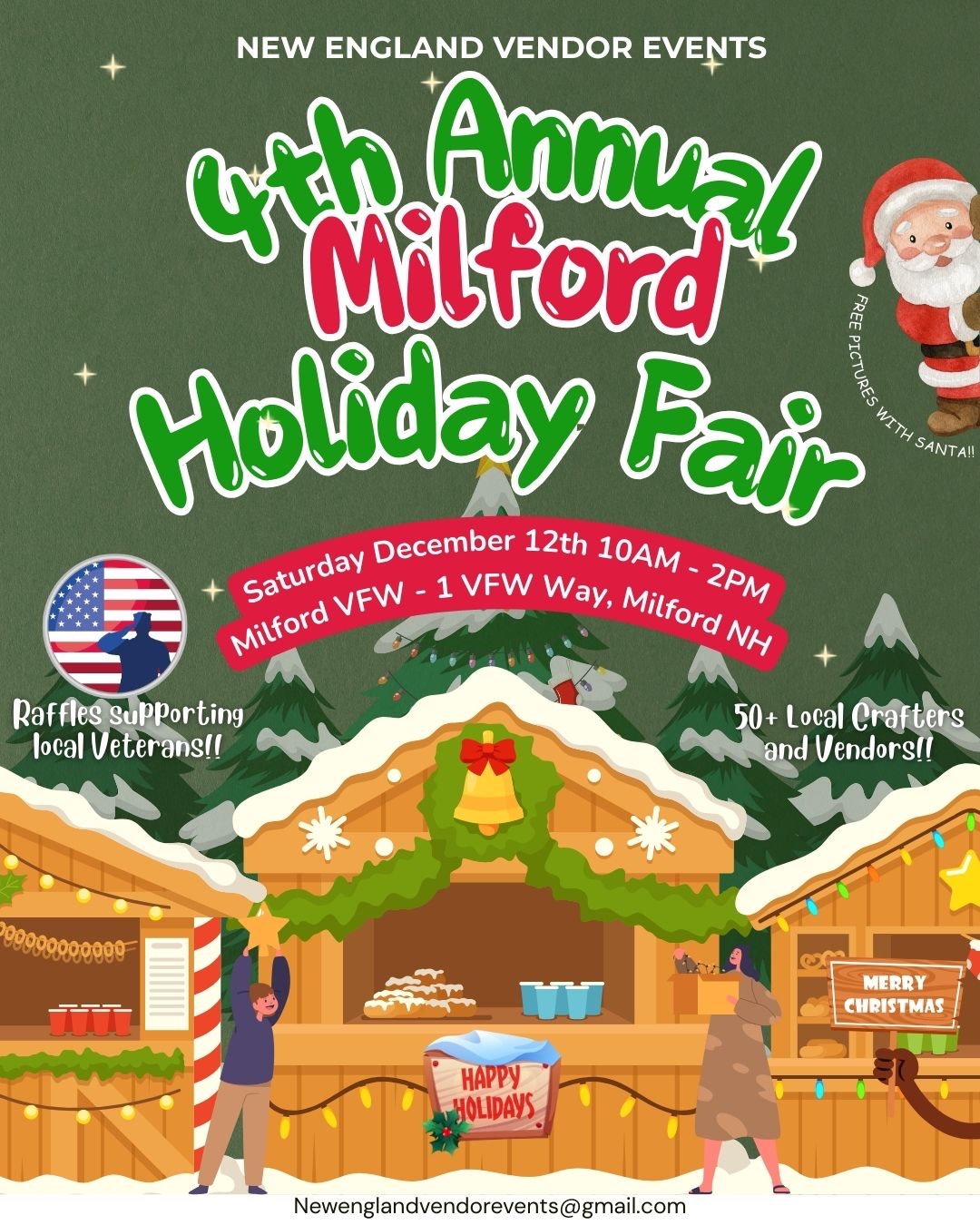 Milford Holiday Fair to support Local Veterans